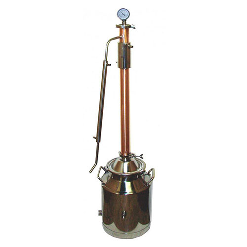 2 Inch Copper Dual Purpose Tower 8 Gallon Milk Can