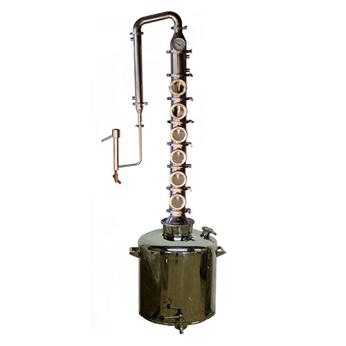 26 Gallon Stainless 4 Inch Diameter Mile Hi Flute - 6 Sections