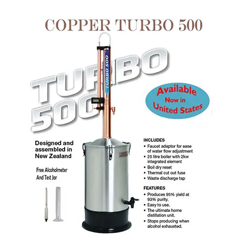 Copper Turbo 500 Distillation