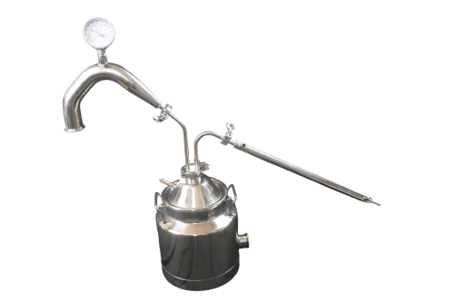 3 Gallon Thumper with Condenser and 2 Inch Traditional Pot Still Head