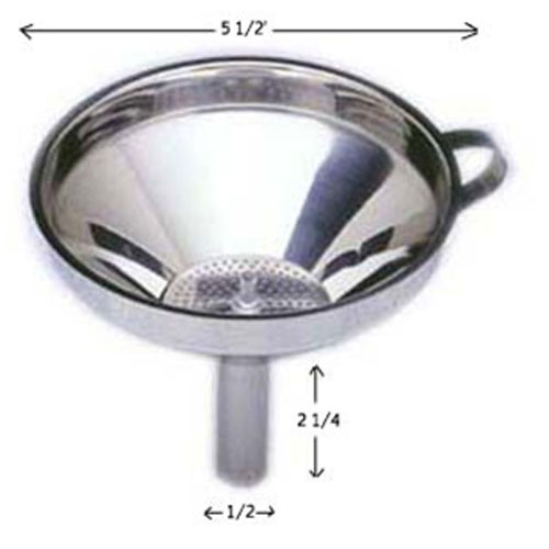 Funnel with Strainer