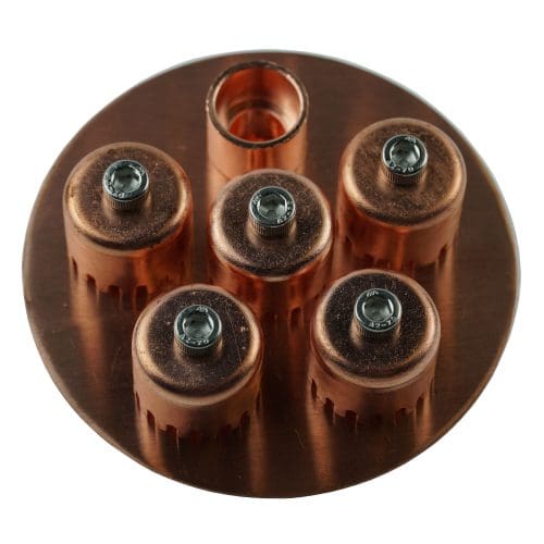 copper bubble cap plate