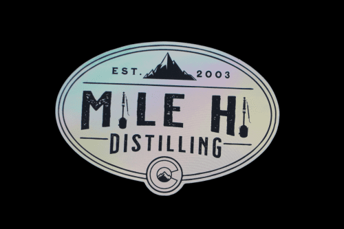Mile Hi Distilling Sticker #4
