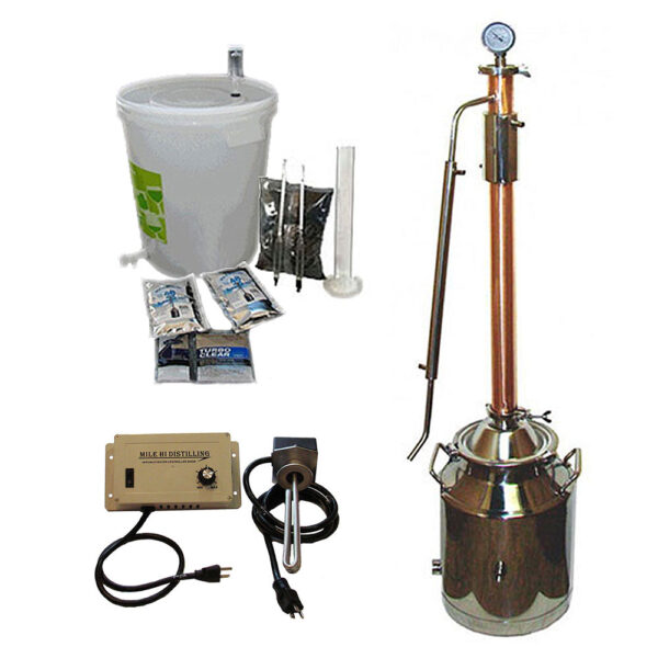 8 Gallon with 2 Inch Copper Dual Purpose Still Kit