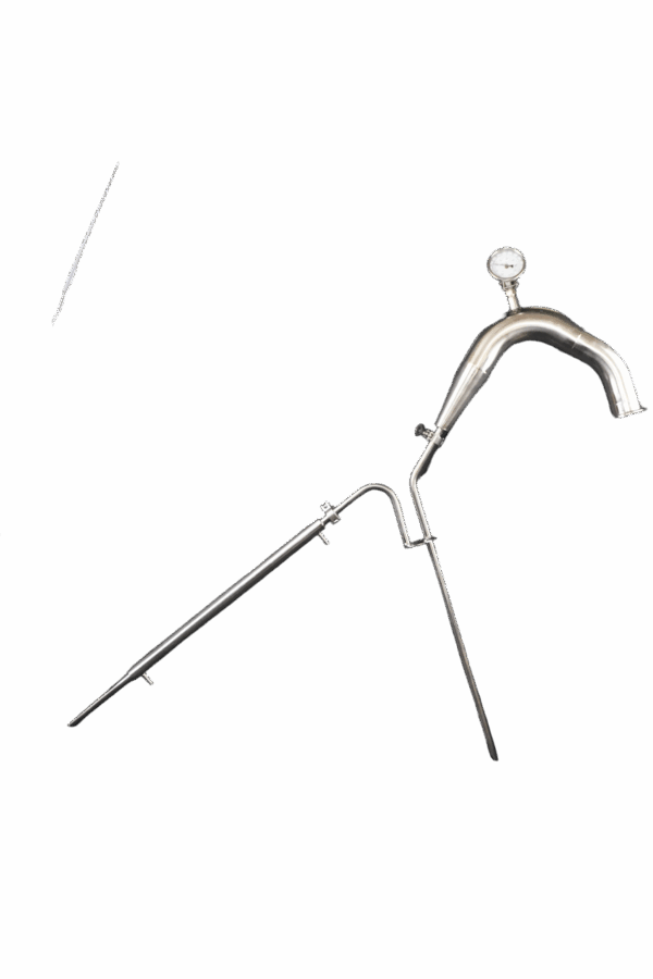 3 Inch Stainless Thumper Assembly for 8 Gallon to 26 Gallon Thumper Connection