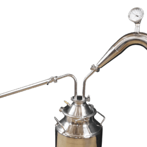 3 Inch Stainless Traditional Pot Still With 8 Gallon Thumper Doubler Fits 26 Gallon ( Does Not Include 26 Gallon )