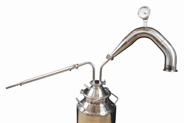 3 Inch Stainless Traditional Pot Still With 8 Gallon Thumper Doubler Fits 26 Gallon ( Does Not Include 26 Gallon )